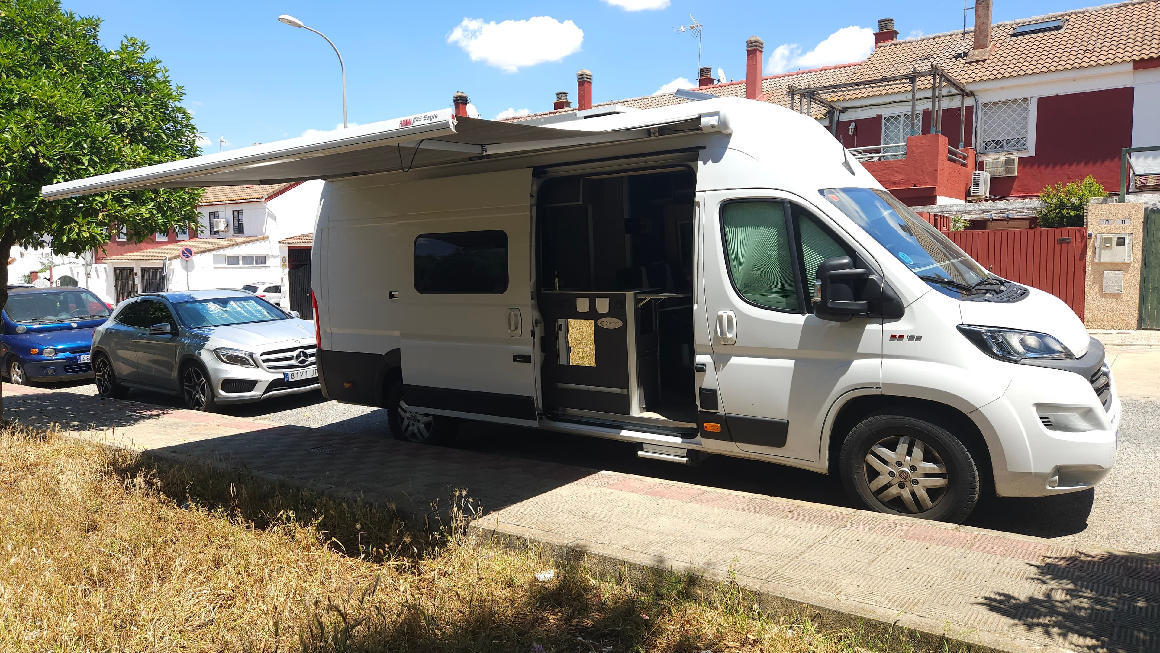 Toldo extendido